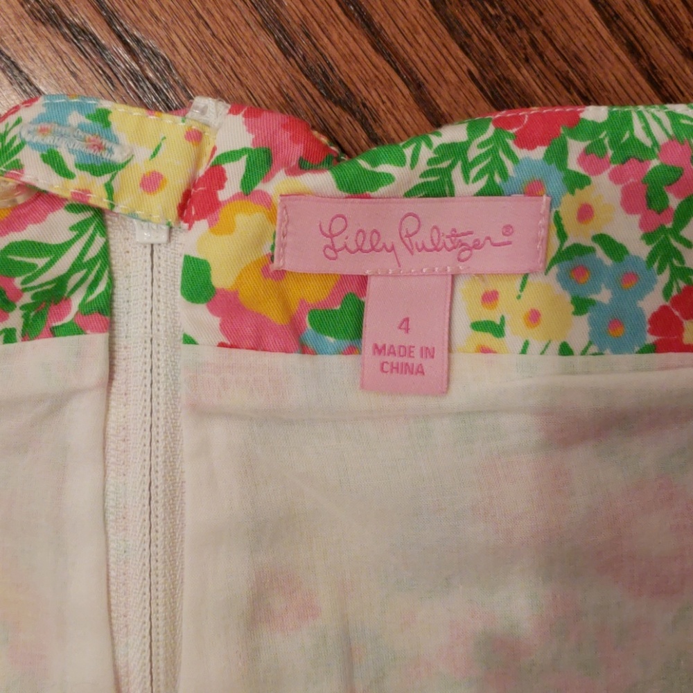 Lilly Pulitzer Mini Skirt with Ruffles - sz 4 EUC - Picture 3 of 5